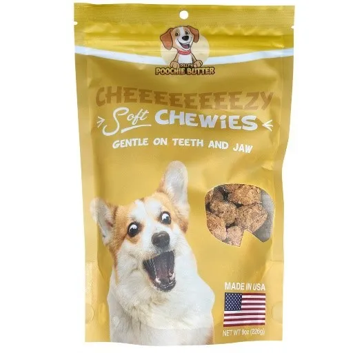 1ea 8oz Poochie Butter Cheezy Soft Chewies - Treats